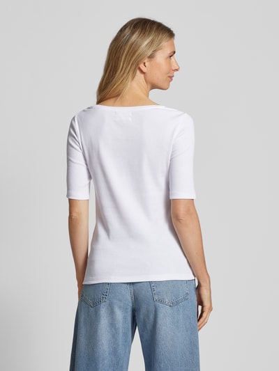 Christian Berg Woman T-shirt in riblook Wit - 5