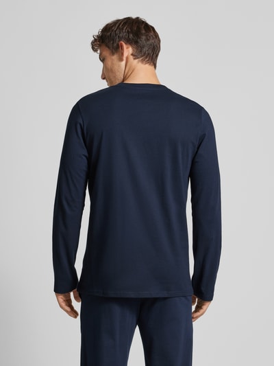 Schiesser Longsleeve mit Rundhalsausschnitt Dunkelblau 5