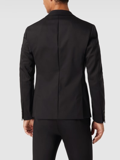 Drykorn Slim Fit 2-Knopf-Sakko mit Stretch-Anteil Modell 'Hurley' Schwarz 5