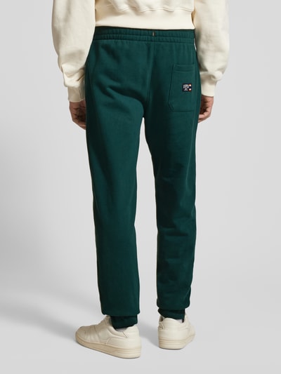 Superdry Sweatpants met labelstitching Flessengroen - 5