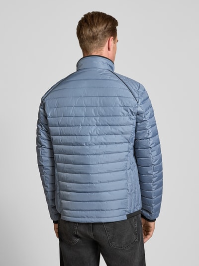 NAUTGÅRD Regular Fit Jacke in Stepp-Optik Modell 'OLYMPUS' Bleu 4