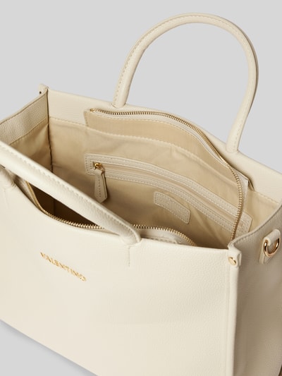 VALENTINO BAGS Handtasche mit Label-Detail Modell 'VALERIE' Ecru 4