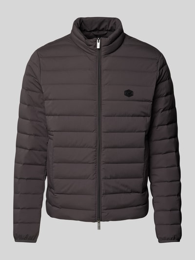 Emporio Armani Steppjacke mit Label-Patch Anthrazit 2