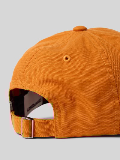 Armedangels Baseballpet van puur katoen, model 'YENAAS' Oranje - 3