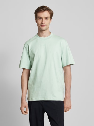 HUGO T-Shirt mit Label-Print Modell 'Dapolino' Mint 4