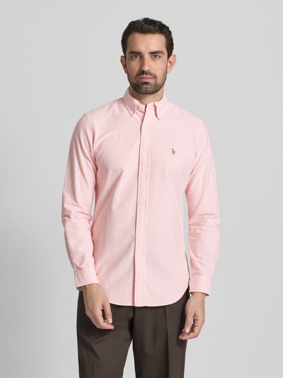 Polo Ralph Lauren Vrijetijdsoverhemd met knoopsluiting Zalm - 4