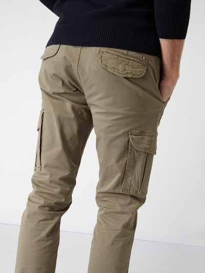 Napapijri Regular Fit Cargohose im Washed Out Look Sand 6