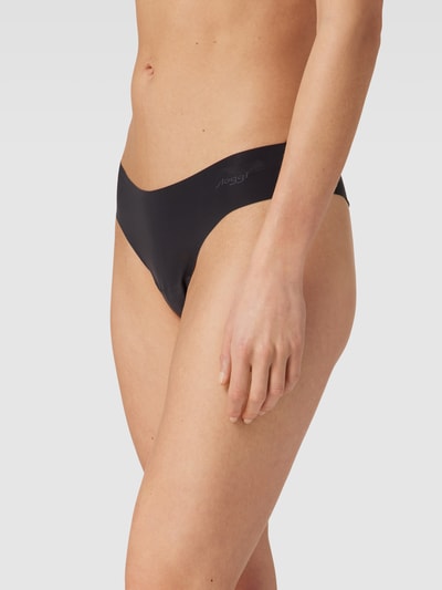 Sloggi Slip in effen design, model 'ZERO MICROFIBRE 2.0' Zwart - 3