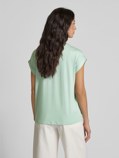 Vila Regular Fit Blusenshirt mit Kappärmeln Modell 'ELLETTE' Schilf 5
