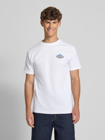 SANTA CRUZ T-Shirt mit Motiv-Print Modell 'WINKOWSKI UFO DOT' Weiss 4