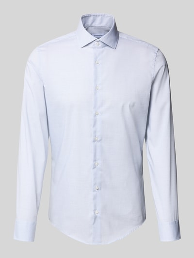 SEIDENSTICKER Slim fit zakelijk overhemd met kentkraag Koningsblauw - 2