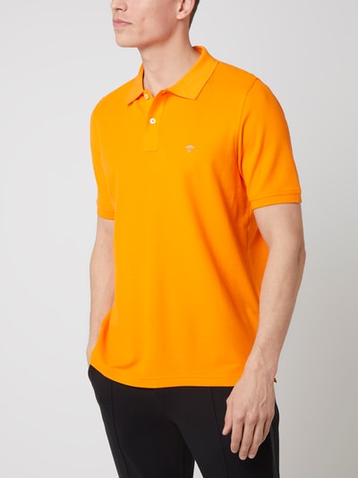 Fynch-Hatton Katoenen poloshirt  Oranje - 4