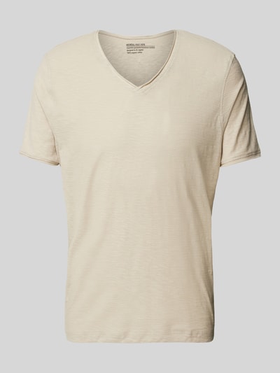 MCNEAL T-Shirt mit V-Ausschnitt Beige 2