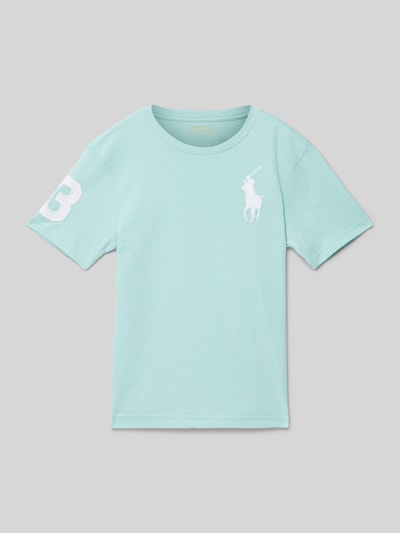 Polo Ralph Lauren Teens T-Shirt mit Label-Stitching Mint 1