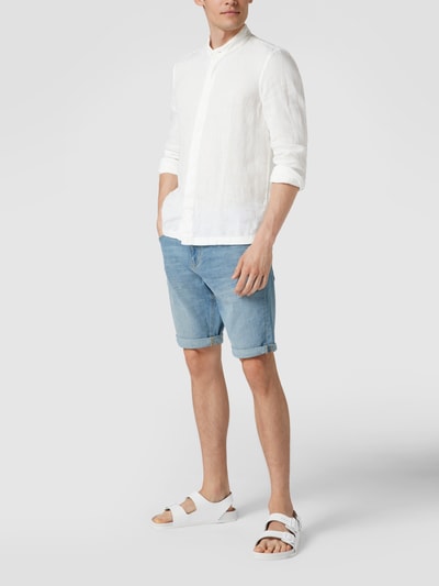 Tom Tailor Jeansshorts mit Label-Patch Jeansblau 1