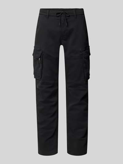 PME Legend Skinny Fit Cargohose mit Tunnelzug Modell 'Expedizor' Black 2