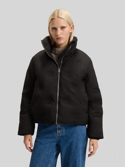 HUGO Kurtka pikowana o kroju regular fit ze stójką Czarny 4