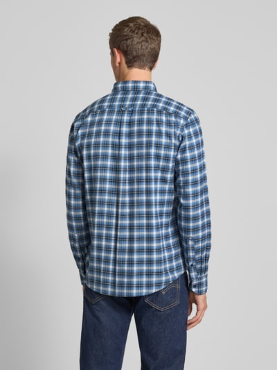 OLYMP Level Five Casual fit vrijetijdsoverhemd met button-downkraag Blauw - 5