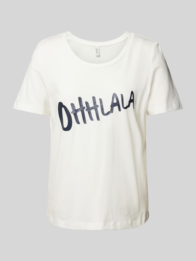 Vero Moda Regular Fit T-Shirt aus reiner Baumwolle Modell 'BOLA' Marine 2