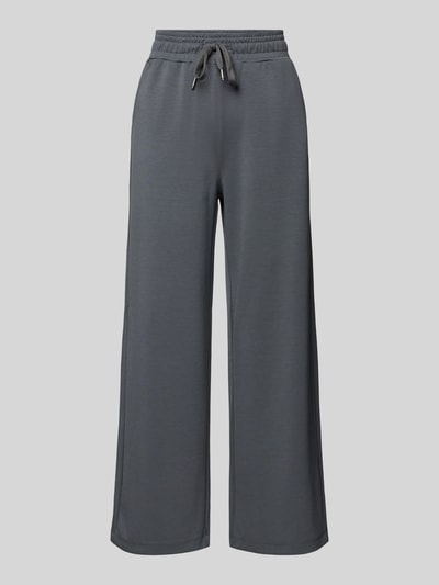 Soyaconcept Wide leg sweatpants met tunnelkoord Grafiet - 2