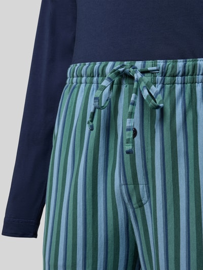 Jockey Pyjama met ronde hals Bleu - 2