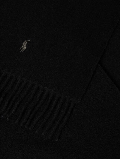 Polo Ralph Lauren Sjaal van kasjmier met franjes Zwart - 2