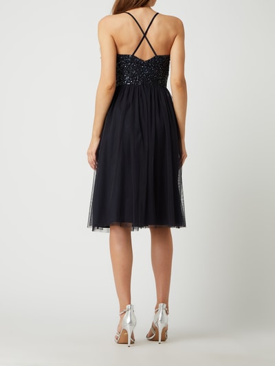 Jake*s Cocktail Cocktailkleid mit Pailletten  Marine Melange 4