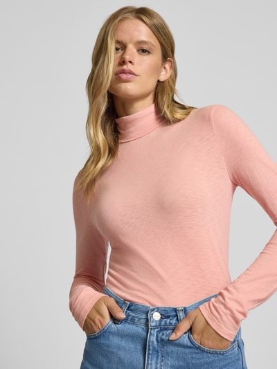 Marc O'Polo Denim Slim Fit Langarmshirt aus reiner Baumwolle Rose 3