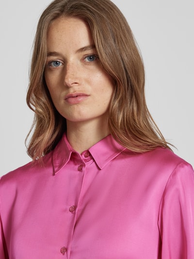 Selected Femme Bluzka z listwą guzikową na całej długości model ‘LENA-FRANZISKA’ Mocnoróżowy 3