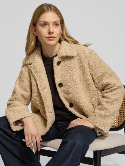 More & More Kurtka z futerka relaxed fit Piaskowy 3