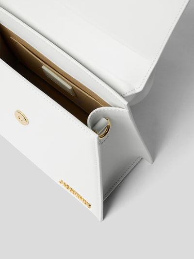 Jacquemus Handtasche mit Brand-Schriftzug Weiß 5