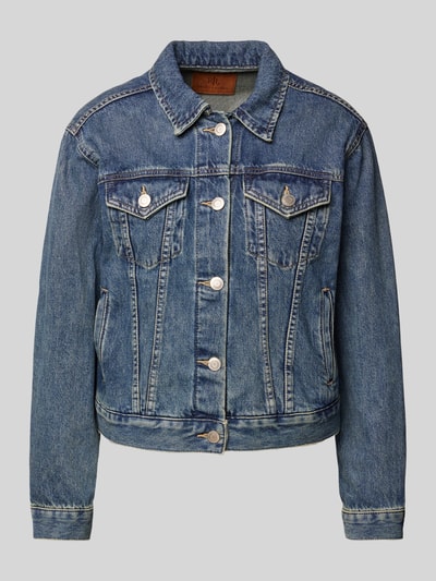 Lauren Ralph Lauren Trucker Jacket mit Brustpattentaschen Modell 'PAIZLEY' Jeansblau 1