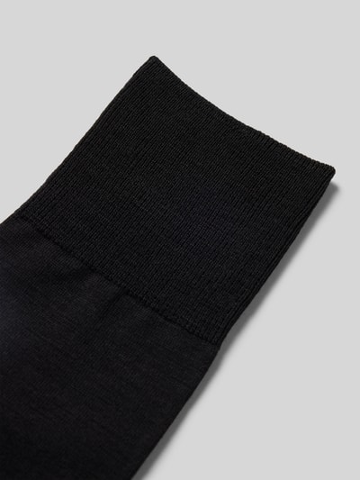 FALKE Socken mit geripptem Abschluss Black 2