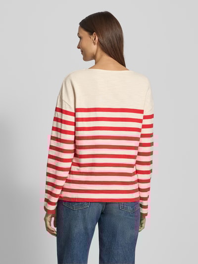 Marc O'Polo Regular fit gebreide pullover van zuiver katoen Rood - 5