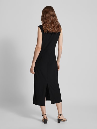 Jake*s Collection Midi-jurk in effen design Zwart - 5