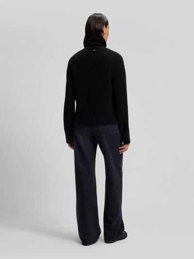 BOSS Regular Fit Turtleneck aus Wolle Kaschmir mit Rollkragen Black 5