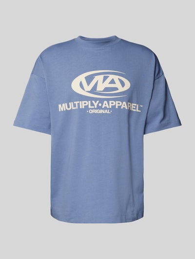 Multiply Apparel Oversized T-Shirt mit Label-Print Blau 2