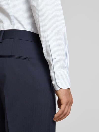 Tommy Hilfiger Tailored Slim Fit Business-Hemd mit Kentkragen Bleu 3