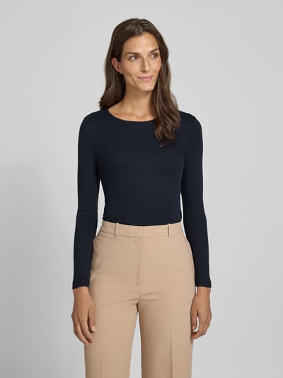 Christian Berg Woman Bluzka z długim rękawem z dekoltem okrągłym Czarny 4