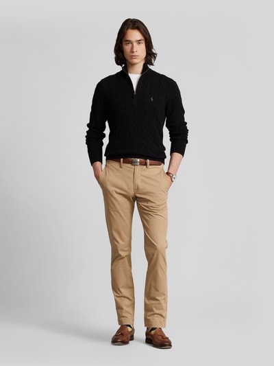 Polo Ralph Lauren Regular fit schipperstrui van mix van wol en kasjmier Zwart - 1