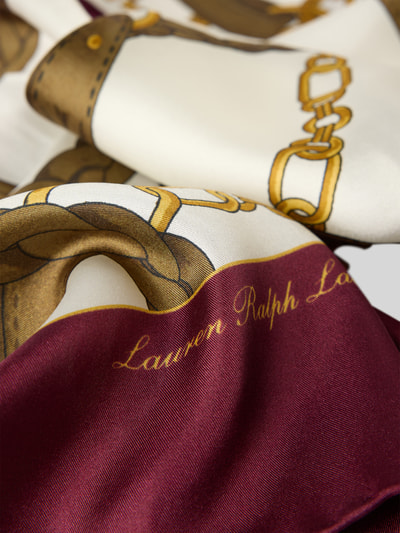 Lauren Ralph Lauren Seidenschal mit eingefassten Abschlüssen Offwhite 2