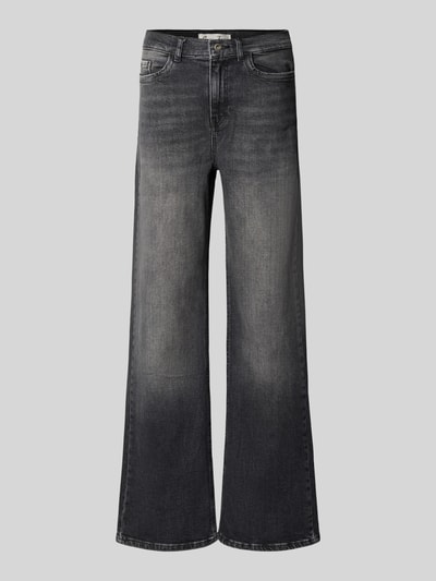 Produktfoto, Relaxed Fit Jeans aus reiner Baumwolle Modell 'FEYA' von Cars Jeans, graue Waschung, 5-Pocket-Design, Frontansicht, Damenmode.