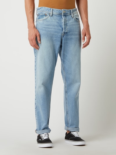 Jack & Jones Loose Fit Jeans aus Baumwolle Modell 'Chris' Jeansblau 4