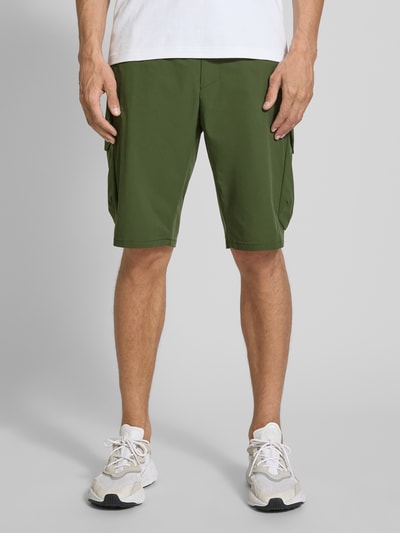 BOSS Green Bermuda met elastische band en cargozakken Donkergroen - 4