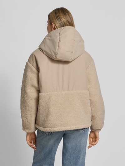 Mazine Regular Fit Jacke mit Kunstfellbesatz Modell 'Blocking' Beige 5