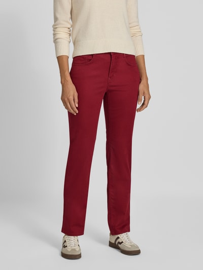 Brax Jeansy o kroju slim fit z 5 kieszeniami model ‘STYLE.MARY’ Bordowy 4