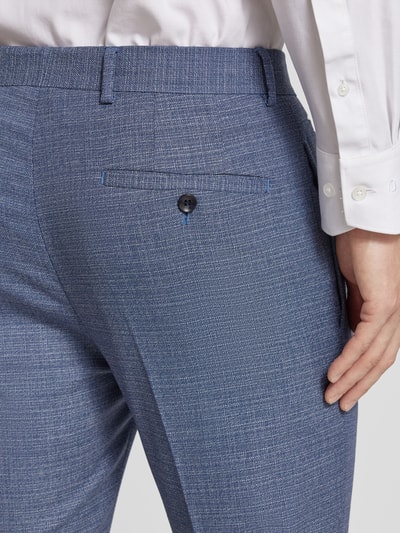 Strellson Slim Fit Anzughose mit Bügelfalten Blau 3