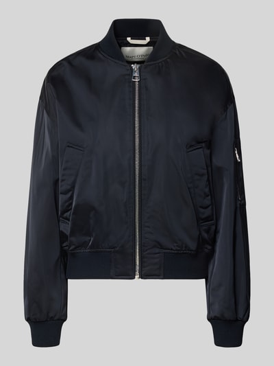 Produktfoto, Regular Fit Blouson mit College-Kragen van Marc O'Polo, look: effen, satijn, waterafstotend, ritssluiting, lange mouw, twill
