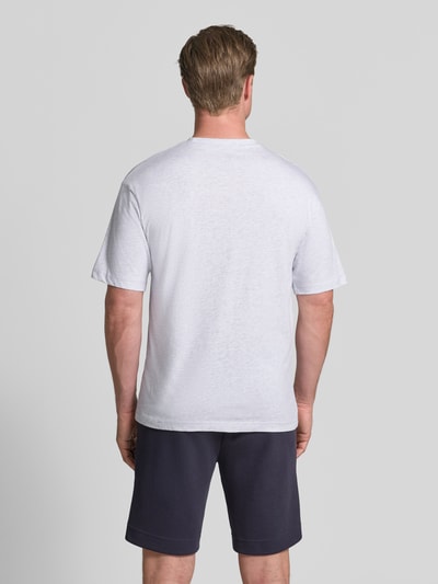Tommy Hilfiger Regular fit T-shirt van puur katoen Lichtgrijs - 5