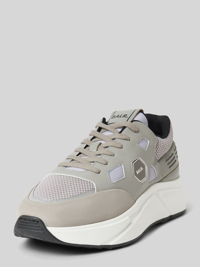 Balr. Sneakers met labelapplicatie, model 'Hexline' Lichtgrijs - 1